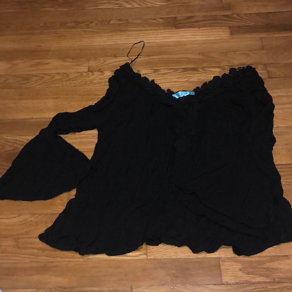 Black lace top